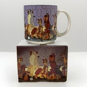 Walt Disney's Classic Lady & the Tramp- Vintage Mug 1993- in Original Box- Japan